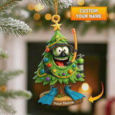 Maxcorners Diving Christmas Tree Home Decor, Christmas Ornament, Personalized Ornament 2D Flat LM2111