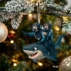 Maxcorners Diving Home Decor, Christmas Ornament, Personalized Ornament 2D Flat LM2111