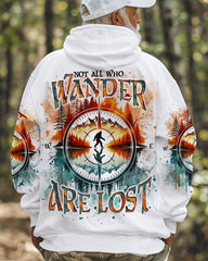 Maxcorners (Hot Deal) Not All Who Wander Are Lost Bigfoot Compass All Over Print LM1601