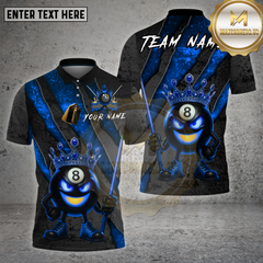 Maxcorners Billiards Shirt 8 Ball King Scratch Fire Cue Multioptions Personalized Name, Team Name Unisex 3D Shirt