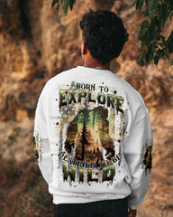 Maxcorners Born To Explore Destined To Be Wild Bigfoot All Over Print LM2101