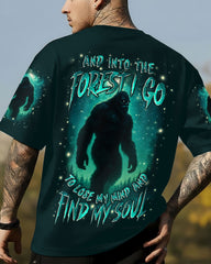 Maxcorners And Into The Forest I Go Bigfoot All Over Print LM1601