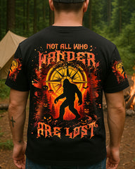 Maxcorners Not All Who Wander Are Lost Bigfoot Halloween All Over Print LM1601
