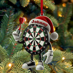 Maxcorners Darts Christmas Ornament, Personalized Ornament 2D Flat LM2211
