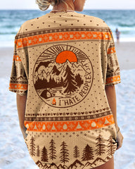 Maxcorners I Do What I Want Camping Bear Christmas All Over Print LM2101