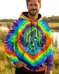 Maxcorners Psychedelic Neon Forest Bigfoot All Over Print LM1601