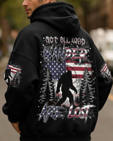 Maxcorners Not All Who Wander Are Lost Bigfoot Compass All Over Print LM1601