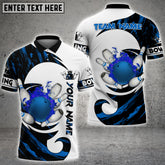 Maxcorners Bowling Tsunami Multicolor Option Customized Name 3D Shirt