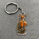 Maxcorners Deer Hunter Christmas Ornament, Custom Name Hunting Ornament, Beer & Buck Holiday Decor, Gift for Hunters and Outdoorsmen