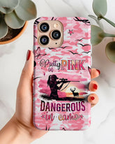 Maxcorners Pretty In Pink Hunting Phone Case LM1601