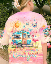 Maxcorners Happy Camper Flamingo All Over Print LM2101