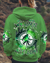 Maxcorners Not All Who Wander Are Lost Bigfoot Compass All Over Print LM2101