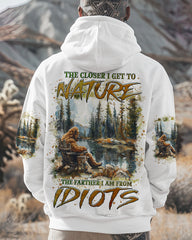 Maxcorners The Closer I Get To Nature Bigfoot Fishing All Over Print LM2101