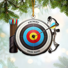 Maxcorners Archery Ornament, Personalized Ornament 2D Flat LM2211