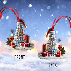 Maxcorners Custom Name Golf Ornament, Golf Lover Christmas Gift1 2D Flat LM2111