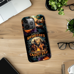 Maxcorners Making Memories One Campfire At A Time Bigfoot Phone Case LM2101