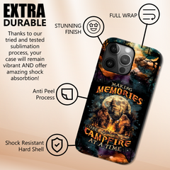 Maxcorners Making Memories One Campfire At A Time Bigfoot Phone Case LM2101