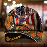Maxcorners Epic Nivell Art Deer Hunting Camo Pattern 3D Multicolor Personalized Cap