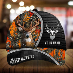 Maxcorners Epic Sarine Steel Deer Hunting Camo Pattern 3D Multicolor Personalized Cap
