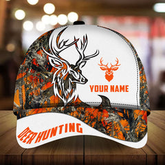 Maxcorners Premium Deer Hunter Camouflage 3D Multicolor Personalized Cap