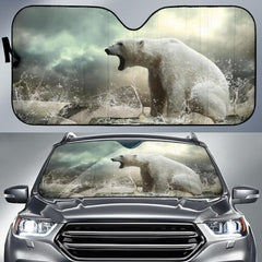 Maxcorners Polar Bear Roar Auto Sun Shades