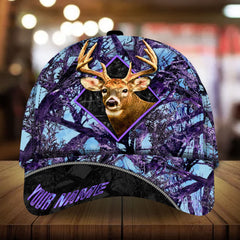 Maxcorners The Best Deer Hunting Camo Pattern 3D Multicolor Personalized Cap