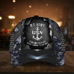 Maxcorners Camo Soldiers Multiservice U.S Veteran Cap