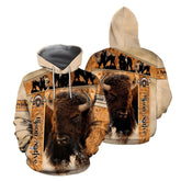 Maxcorners Bison Native American Unisex