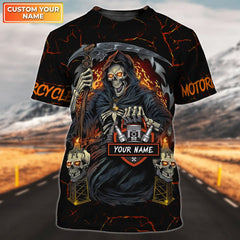 Maxcorners Custom Name Death God Of Speed Limited Edition Shirt 3D