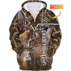 Maxcorners Deer Hunting Shirt Deer 3D Personalized Camo SO
