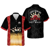 Maxcorners Lucky Bowling Shirt Do Not Wash Personalized Name Hawaiian Shirt
