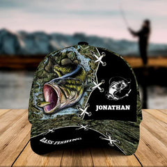 Maxcorners Personalized Fishing Camo Appearance Grass Cap