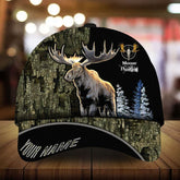 Maxcorners Loralle Moose Hunting Personalized Cap