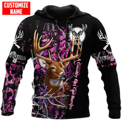 Maxcorners Customized Name Love Hunting 3D All Over Printed