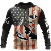 Maxcorners Custom Name Hooked On Fishing America