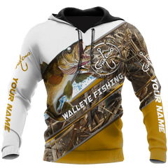 Maxcorners Custom Name Walleye Fishing Camo