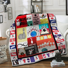 Maxcorners Bowling Keep Calm And Bowl On Blanket