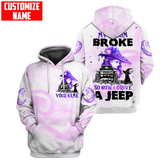 Maxcorners Custom Name Broke A Jeep Shirt
