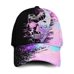 Maxcorners Classic Cap- Jeep Skull Beach Colorful Style