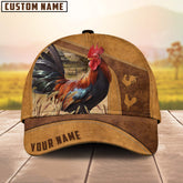 Maxcorners Custom Name Rooster Cap