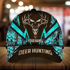 Max Corners Unique Skull Deer Hunting 3D Multicolor Personalized Cap