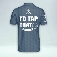 Maxcorners Golf Premium I'D That Tap Personalized Name All Over Printed Shirt