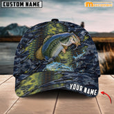 Maxcorners Personalized Steel Bass Fishing Cap