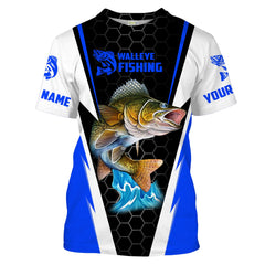 Maxcorners Custom Walleye Fishing 3D Shirt