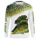 Maxcorners Customize Name All Over Print Shirts Crappie Tournament Fishing