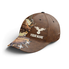 Maxcorners Moose Hunting Camouflage Personalized Cap