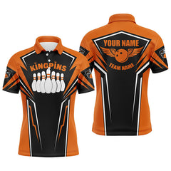 Max Corner King Pins bowling jerseys Custom Name And Team Shirt