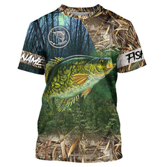Maxcorners Personalized Fishing 3D Shirt Crappie Fishing