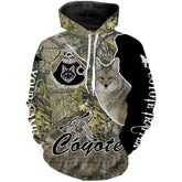 Maxcorners Coyote Trapping Custom Name All Over Printed Shirts