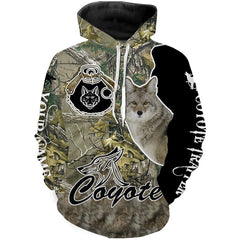 Maxcorners Coyote Trapping Custom Name All Over Printed Shirts